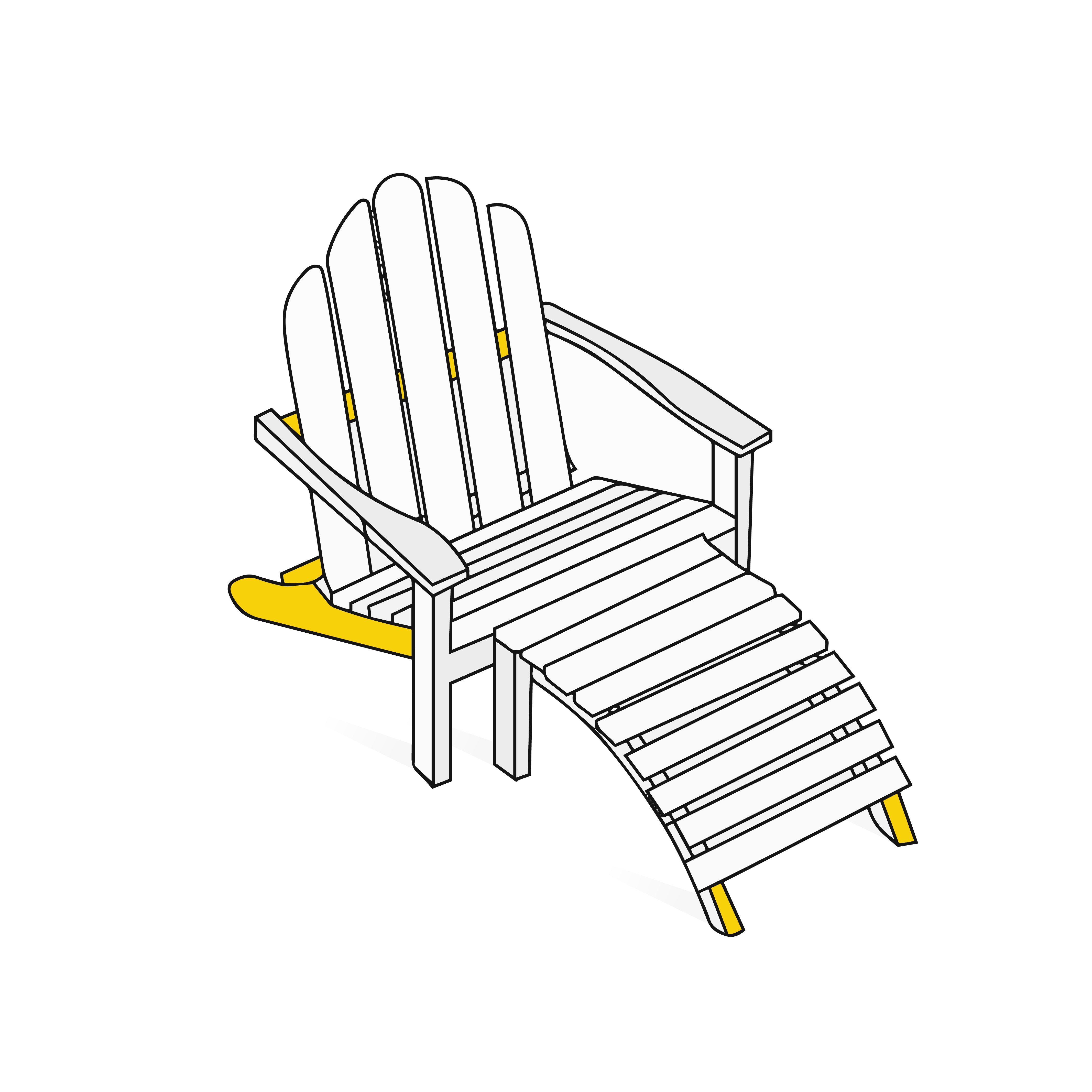 Custom Adirondack Chair Cover Model 2