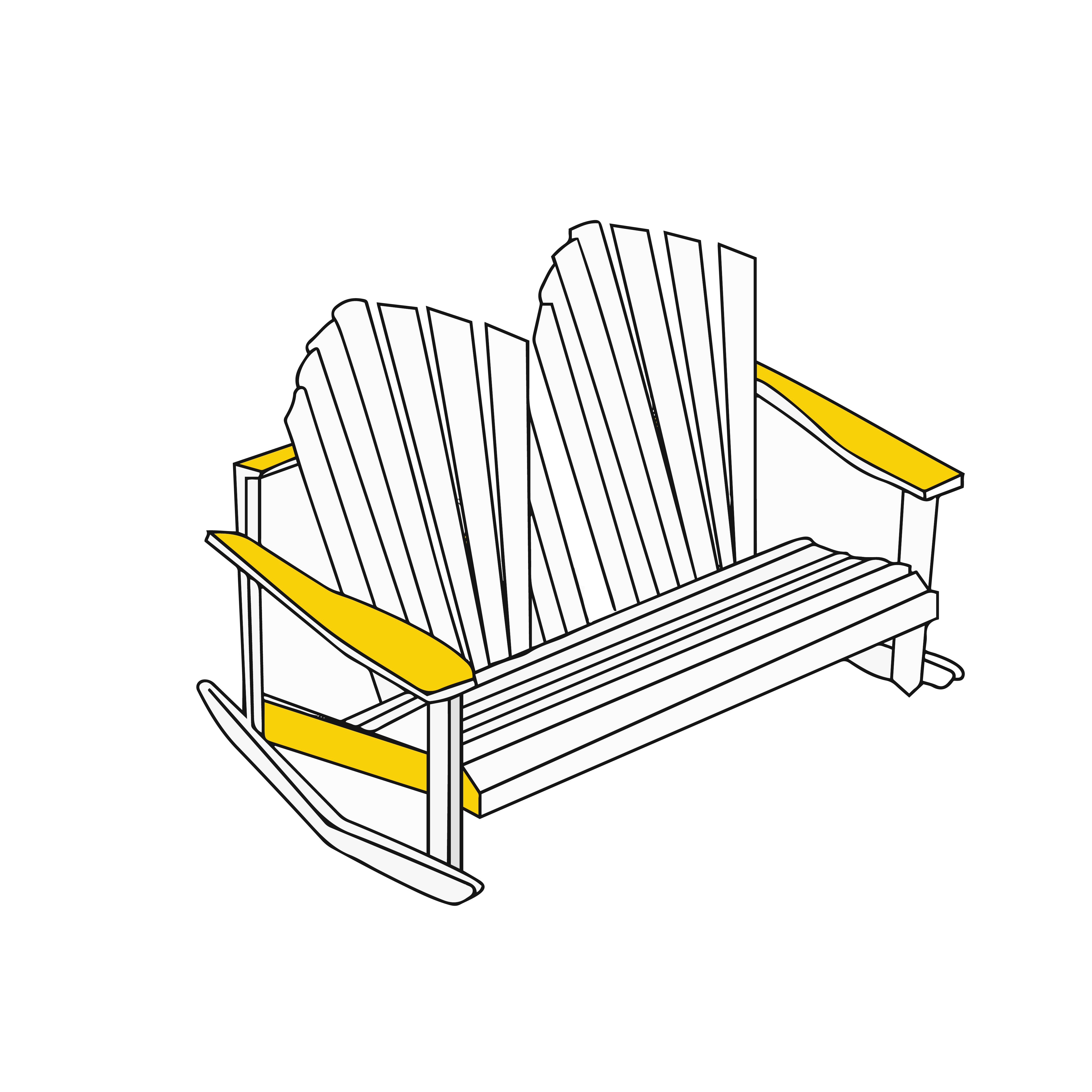 Custom Adirondack Chair Cover Model 3