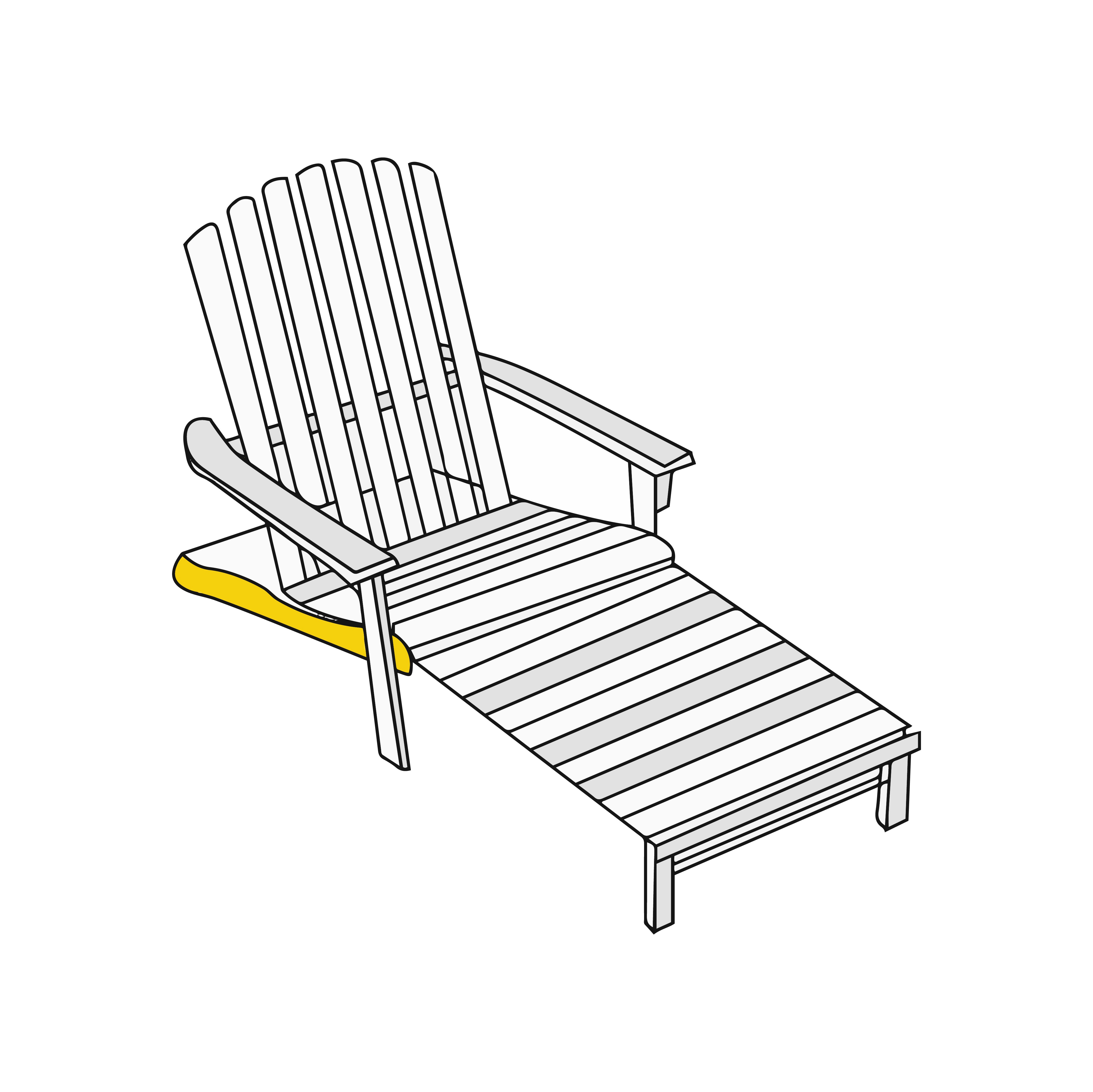 Custom Adirondack Chair Cover Model 6