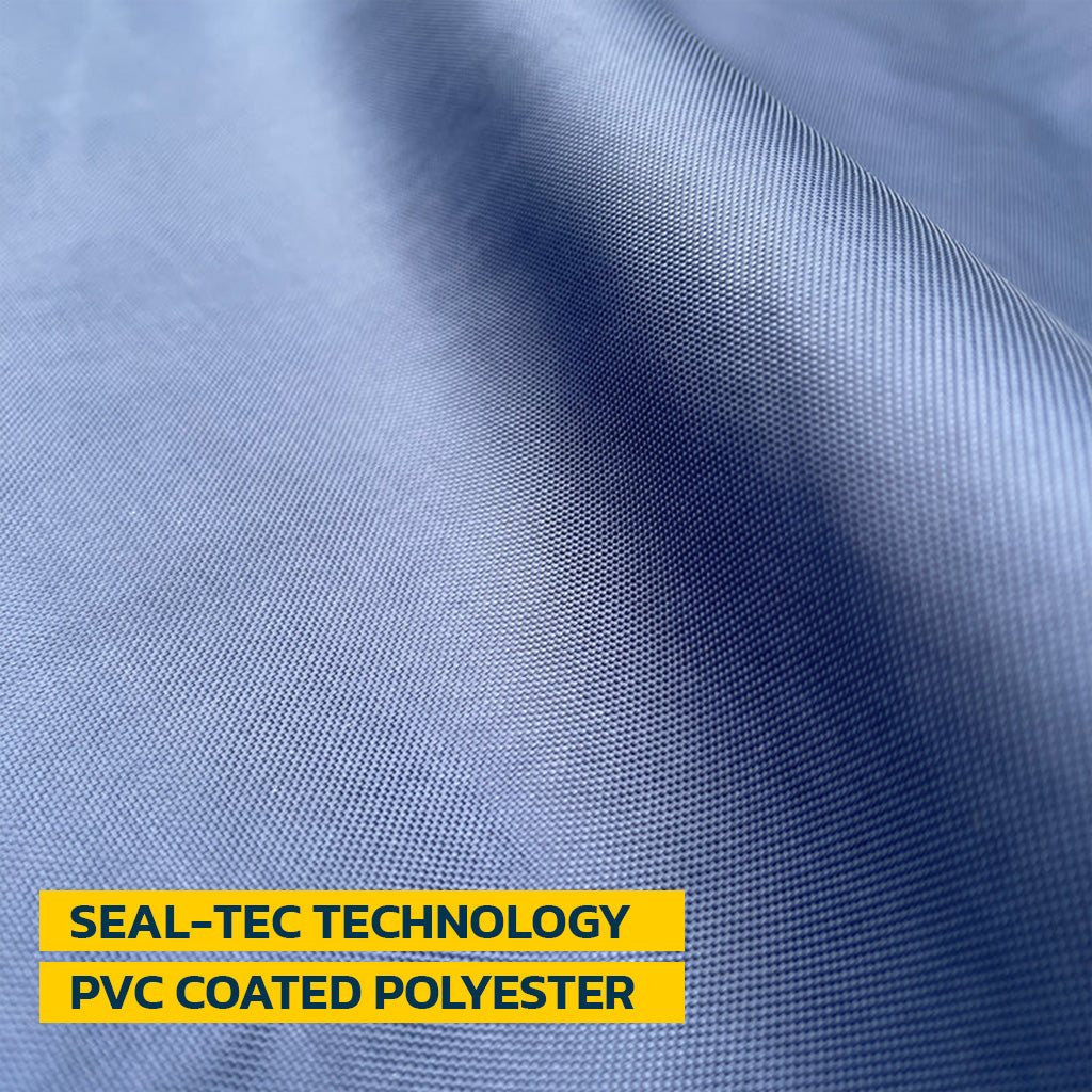 seal-tec technology blue pvc coated polyester