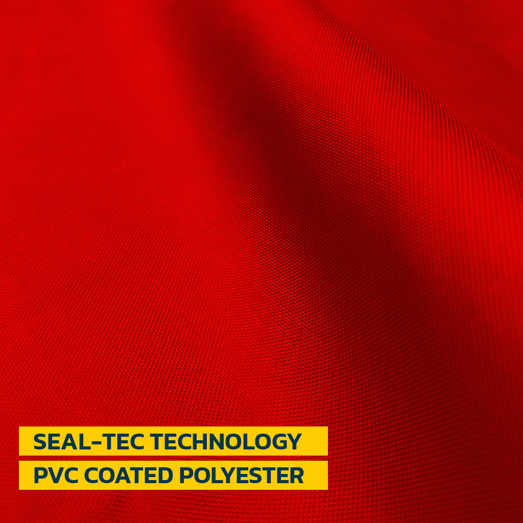 seal-tec technology red pvc coated polyester