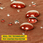 brown color ,100% waterproof , protects against extreme weather
